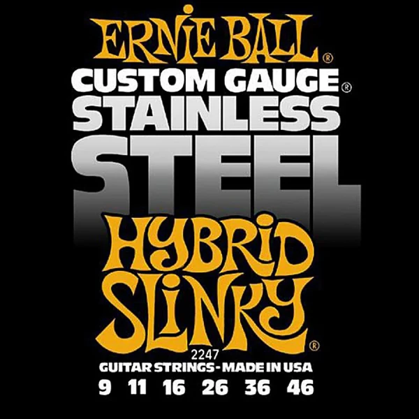 Струны для электрогитары Ernie Ball 2247 Stainless Steel Hybrid Slinky 9-46