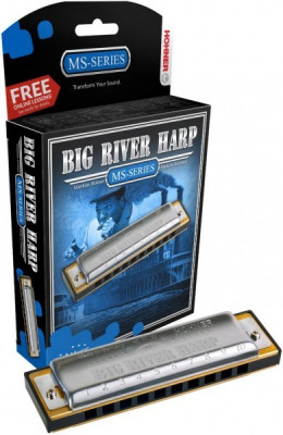 HOHNER Big river harp 590/20 F# (M590076X) губная гармошка с уроками
