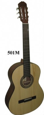 Manuel Fernandez MF-501M SP/ST 4/4 классическая гитара с металлическими струнами