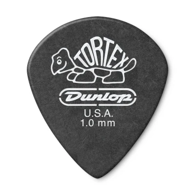 Медиаторы Dunlop 482R100 Tortex Pitch Black Jazz III 72Pack, толщина 1 мм, 72 шт.
