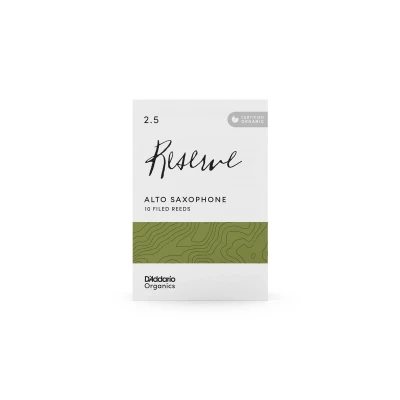 Трости для альт-саксофона D'Addario ODJR1025 Organic Reserve (2.5), 10 шт. в пачке