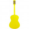 Акустическая гитара фолк DAVINCI DF-50A NG, цвет неоново-желтый