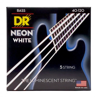 Комплект струн для 5-струнной бас-гитары DR NWB5-40, 40-120