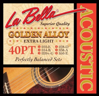 LA BELLA 40 / PT струны для акустической гитары
