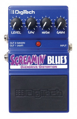 Педаль DIGITECH DSB Screamin' Blues для электрогитары Overdrive/Distortion