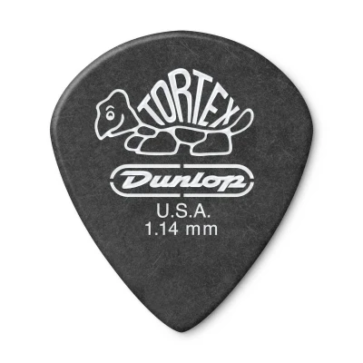 Медиаторы Dunlop 482R114 Tortex Pitch Black Jazz III 72Pack, толщина 1.14 мм, 72 шт.