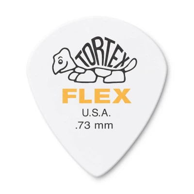 Медиаторы Dunlop 468P073 Tortex Flex Jazz III, толщина 0.73 мм, 12 шт.