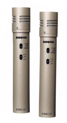 Shure KSM137/SL STEREO PAIR стереопара конденсаторных микрофонов