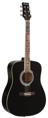 Акустическая гитара MARTINEZ FAW-702 B черная