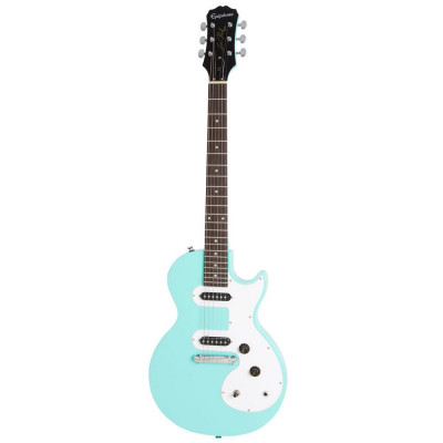 Электрогитара EPIPHONE Les Paul Melody Maker E1 Turquoise, цвет бирюзовый