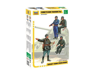Сборная модель ZVEZDA Советские танкисты, 1/35