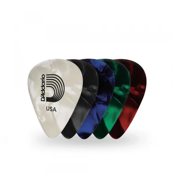 Медиаторы Planet Waves 1CAP4-10 Assorted Pearl Celluloid Medium, 10 шт. в упаковке, 0.70 мм
