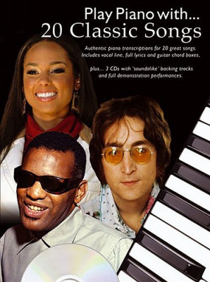 AM992299 Play Piano With... 20 Classic Songs (Book And 3 CDs)