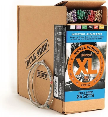 Струны для электрогитары D'Addario EXL110-B25 10-46 (25 комплектов в общей упаковке)
