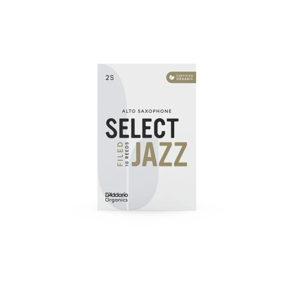 Трости для альт-саксофона D'Addario ORSF10ASX2S Organic Select Jazz Filed (2S), 10 шт. в пачке