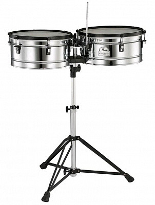 PEARL PTE-1415DX-Primero Pro Timbales стальные тимбалес 14", 15"
