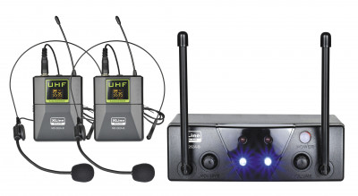 Радиосистема Xline MD-262A-B двухканальная два поясных передатчика, 30 частот на канал