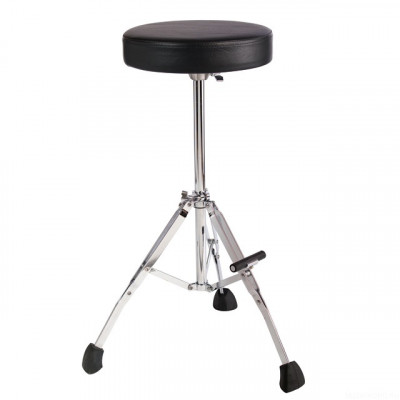 GIBRALTAR GGS10S Compact Performance Drumthrone стул для барабанщика с подножкой, высота 53 см