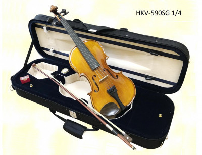 HANS KLEIN HKV-590SG 1/4 скрипка, концертная серия, копия A. Stradivari + кейс, смычок, канифоль