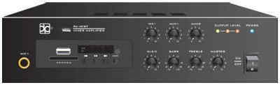 Direct Power Technology PA-40BT Микшер/усилитель, 1 канал 40W (4-16Ом, 70V/100V), MP3, Bluetooth, настольный