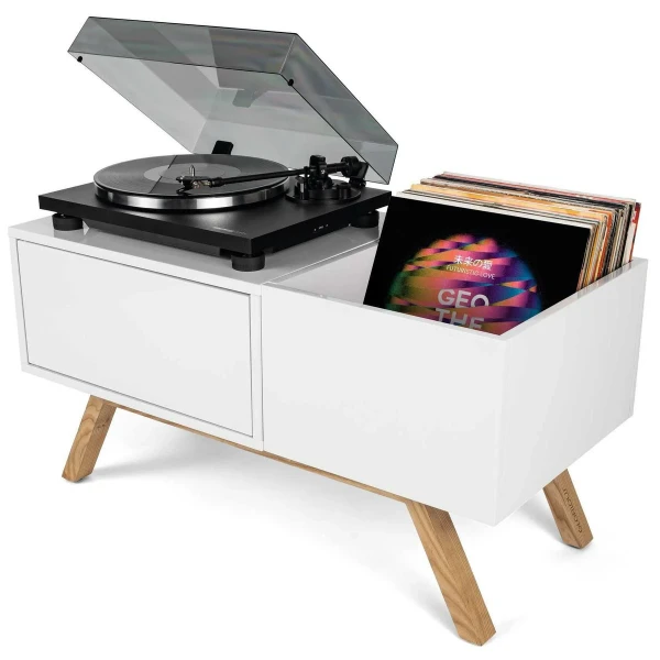 Тумба для проигрывателя винила в ретро дизайне Glorious Turntable Lowboard