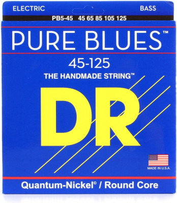 DR PB5-45 (45-125) PURE BLUES струны для бас-гитары