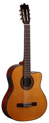 Martinez FAC-603CEQ 4/4 классическая гитара со звукоснимателем