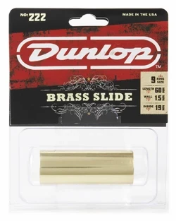 DUNLOP 222 Brass Medium Medium слайд для гитары латунный