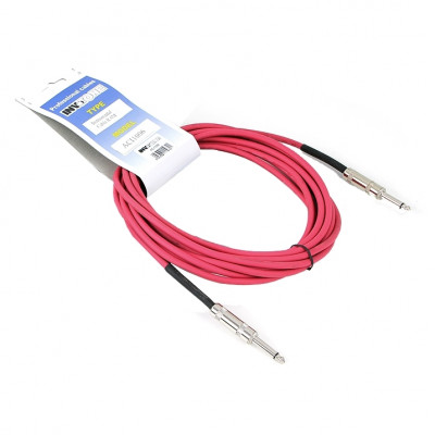 Invotone ACI1004/R - инструментальный кабель, 6.3 mono Jack-6.3 mono Jack 4 м (красный)