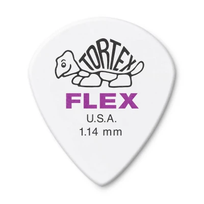 Медиаторы Dunlop 468P114 Tortex Flex Jazz III, толщина 1.14 мм, 12 шт.