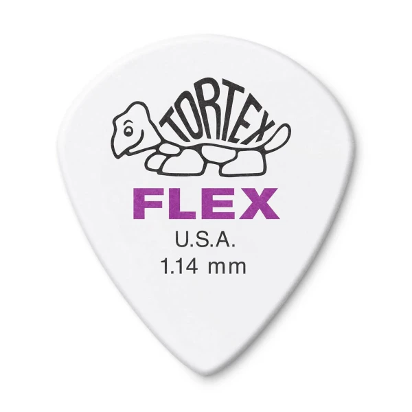 Медиаторы Dunlop 468P114 Tortex Flex Jazz III, толщина 1.14 мм, 12 шт.