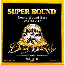 DEAN MARKLEY 2639 SuperRound Bass - струны для 5-струн бас-гитары (нержавеющая сталь, заморозка) 45-128