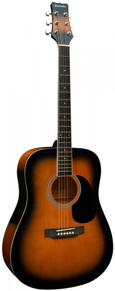 Акустическая гитара MARTINEZ FAW-702 VS 2-х тональный санбёрст