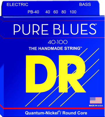 DR PB-40 (40-100) PURE BLUES струны для бас-гитары