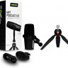 Комплект для подкастов SHURE MOTIV MV7-K-BNDL, MV7-K гибридный USB/XLR микрофон со штативом Manfrotto