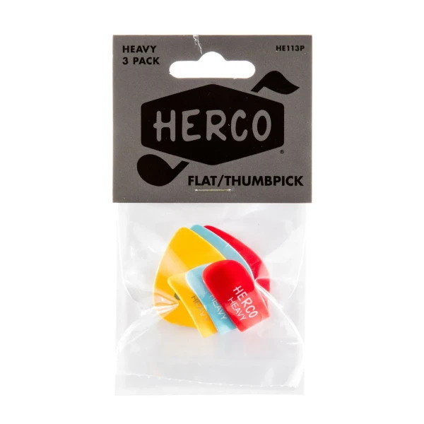 Когти для большого пальца, жесткие, 3 шт. Herco HE113P Thumbpick Heavy 3Pack