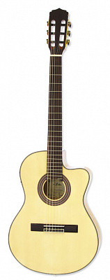Aria A-48CE N 4/4 классическая гитара со звукоснимателем
