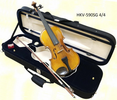 HANS KLEIN HKV-590SG 4/4 скрипка, концертная серия, копия A. Stradivari + кейс, смычок, канифоль