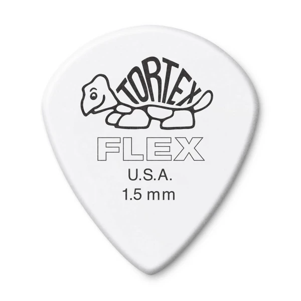 Медиаторы Dunlop 468P150 Tortex Flex Jazz III, толщина 1.5 мм, 12 шт.