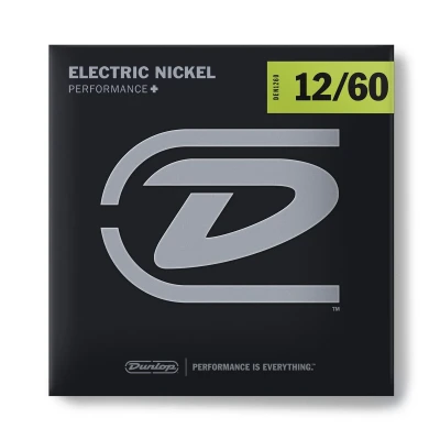 Струны для электрогитары Dunlop DEN1260, никель, 12-60