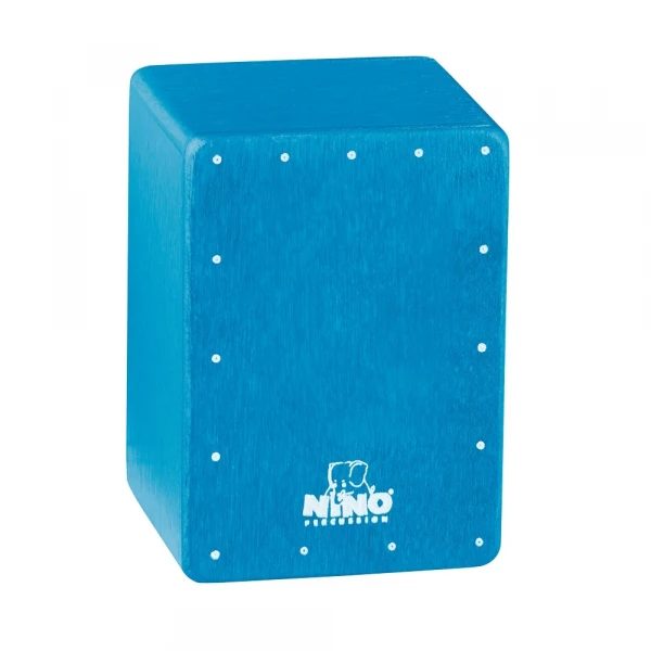 MEINL NINO955B деревянный шейкер в форме мини-кахона. Материал: Балтийская Береза. Цвет: синий.