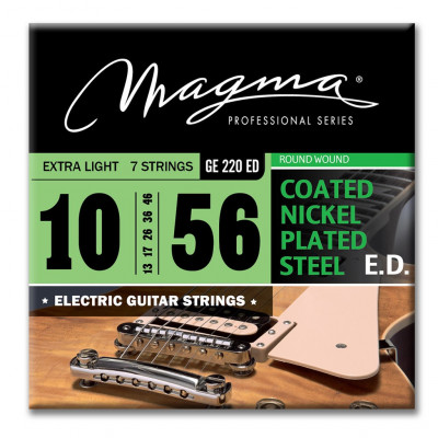 Комплект струн для 7-струнной электрогитары 10-56 Magma Strings GE220ED