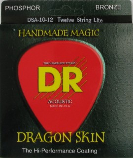 Струны для акустических гитар Dragon Skin DR DSA-10/12