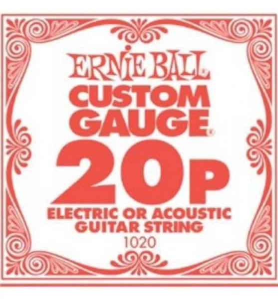 Одиночная струна для электро и акустических гитар Ernie Ball P01020