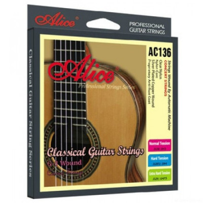 ALICE AC136-H струны для классической гитары, с антикоррозийным покрытием из высококачественного мат