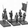 Сборные солдатики ZVEZDA Наполеоника: Русская линейная пехота. Командная группа, 1/72