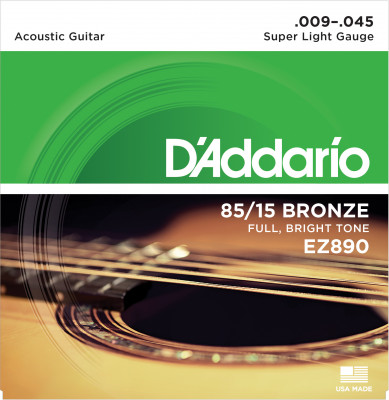 D'Addario EZ890 Набор 6 струн для акустической гитары