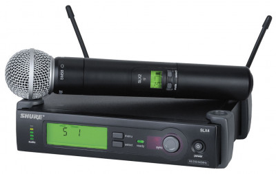 Shure SLX24E/SM58 P4 радиосистема аналоговая с радиомикрофоном