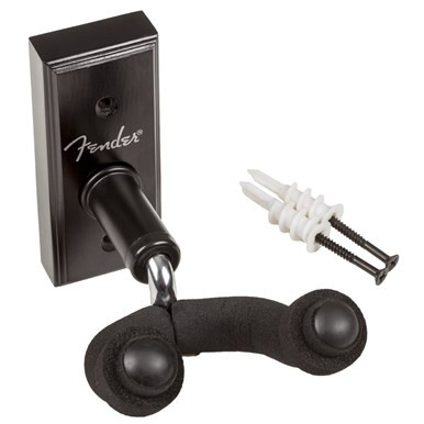 FENDER® Wall Hanger, Black - крюк для гитары настенный, цвет черный