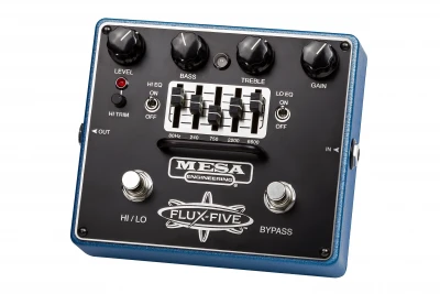 MESA BOOGIE FLUX-FIVE OVERDRIVE+ педаль эффектов овердрайв + пятиполосный эквалайзер
